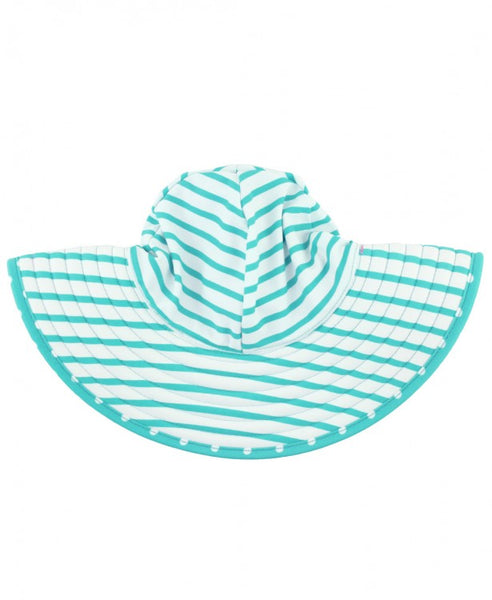 Lilac Seersucker Swim Hat