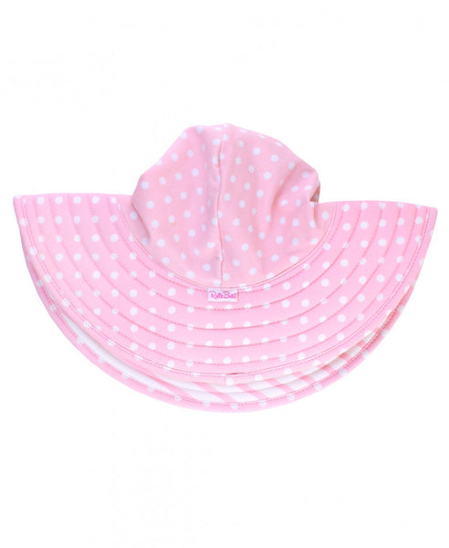 Pink Seersucker Swim Hat